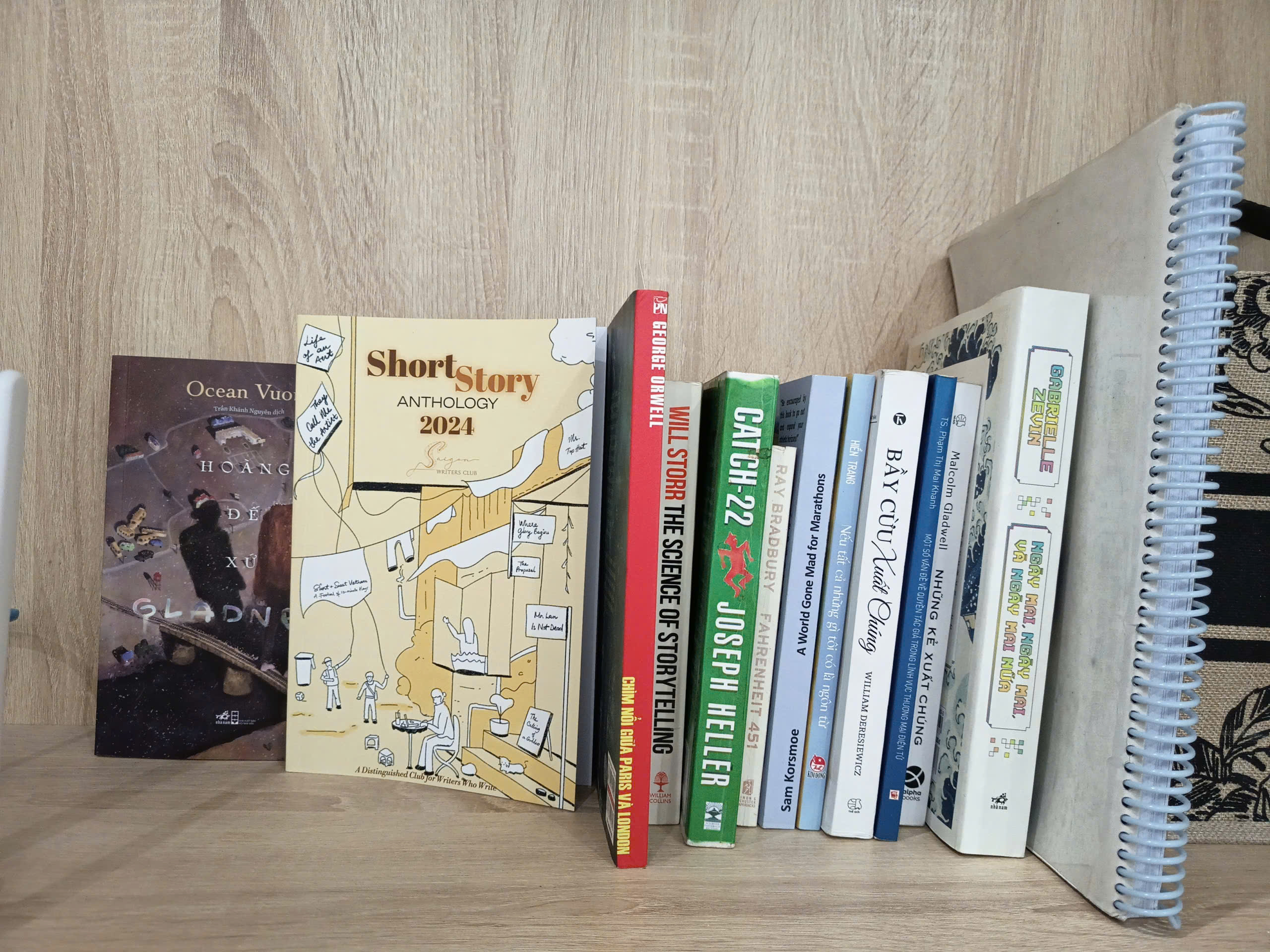 Những cuốn sách theo tôi vào chiếc vali tối giản. Tôi và chúng “ăn hỏi” cuộc sống mới, nơi với bầu không khí như Đà Lạt có biển, hoặc Sài Gòn nhưng có dịp mặc đồ đông.